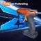 Glue Gun Zuel, 20s Fast Preheating Anti-drip Cordless Glue Gun, 2Ah USB-C Rechargeable Hot Glue Gun Kit with 25 Pcs Mini Glue Sticks, Smart Power-Off (Gray-25)